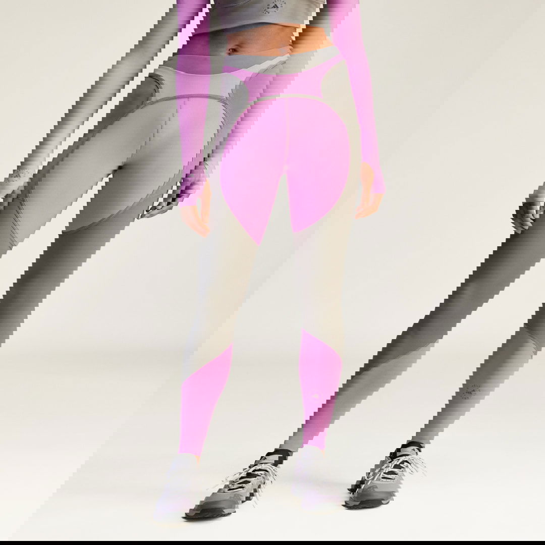 Legíny adidas Performance adidas by Stella McCartney Two-Tone Leggings Ružová | JI5247, 0