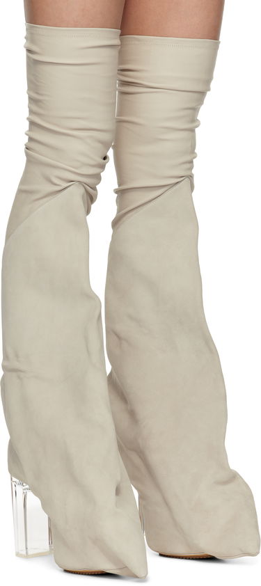Ponožky Rick Owens Rick Owens Hollywood Taco Kiss Tall Boots Béžová | RR01E5843 LSLVS0, 3