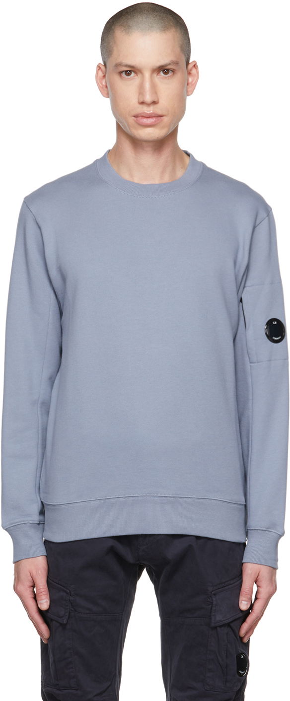 Mikina C.P. Company Lens Sweatshirt Modrá | 13CMSS022A-005086W, 0