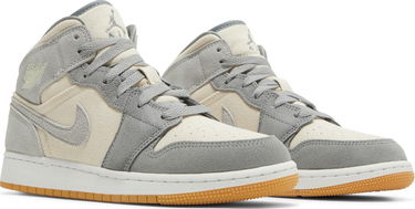 Tenisky a topánky Jordan Air Jordan 1 Mid SE "Coconut Milk Particle Grey" GS Šedá | DN4346-100, 1