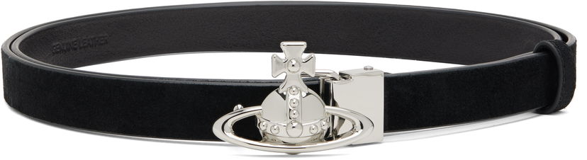 Opasok Vivienne Westwood Vivienne Westwood Small Orb Buckle Belt Čierna | 82010079W-L007E-