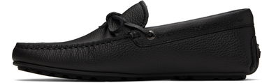 Tenisky a topánky BOSS BOSS Grained-Leather Driver Sole Loafers Čierna | 50536247, 2