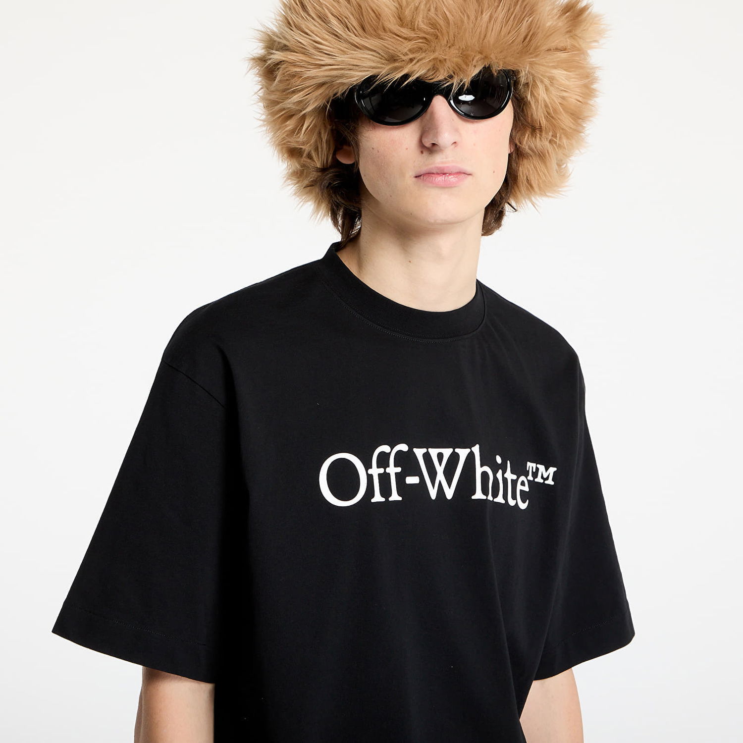 Tričko Off-White Bookish Skate T-Shirt Čierna | OMAA120C99JER0081001, 1