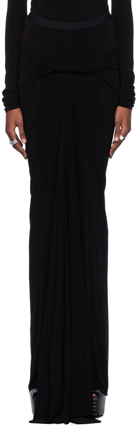 Sukňa Rick Owens Rick Owens Twist Maxi Skirt Čierna | RP01D2365 HBZ, 0