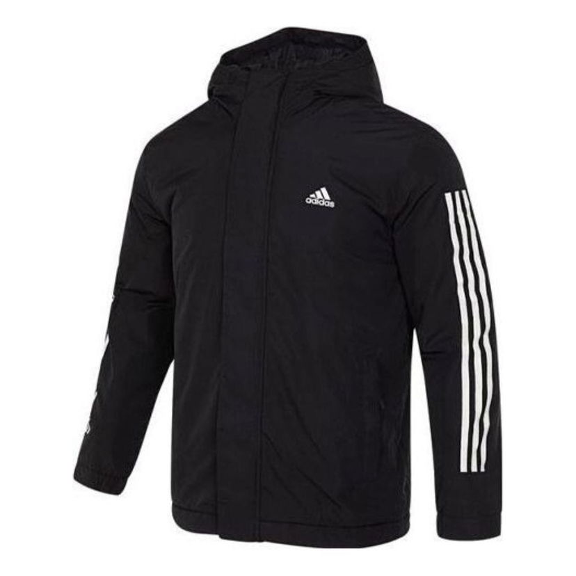 Bunda adidas Originals 3-Stripes Fit Transition Jacket Čierna | IP2537