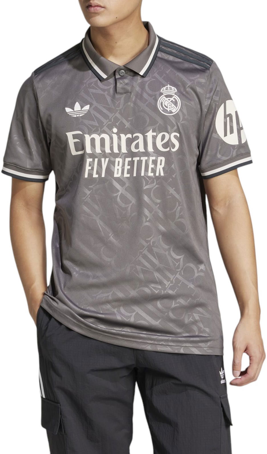 Polo tričko adidas Originals Real Madrid Originals 2024/25 Jersey Šedá | jx2119, 0