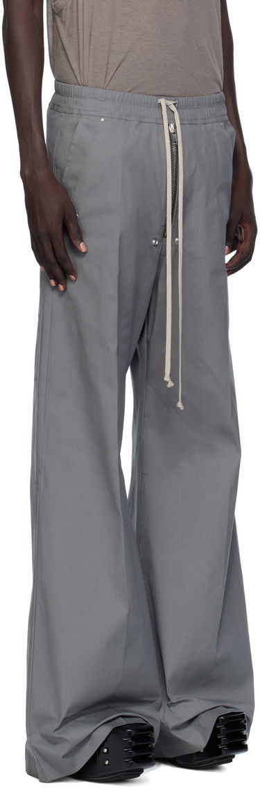 Nohavice Rick Owens Rick Owens Concordians Wide Bela Trousers Zelené | RU02E1366 TE, 4
