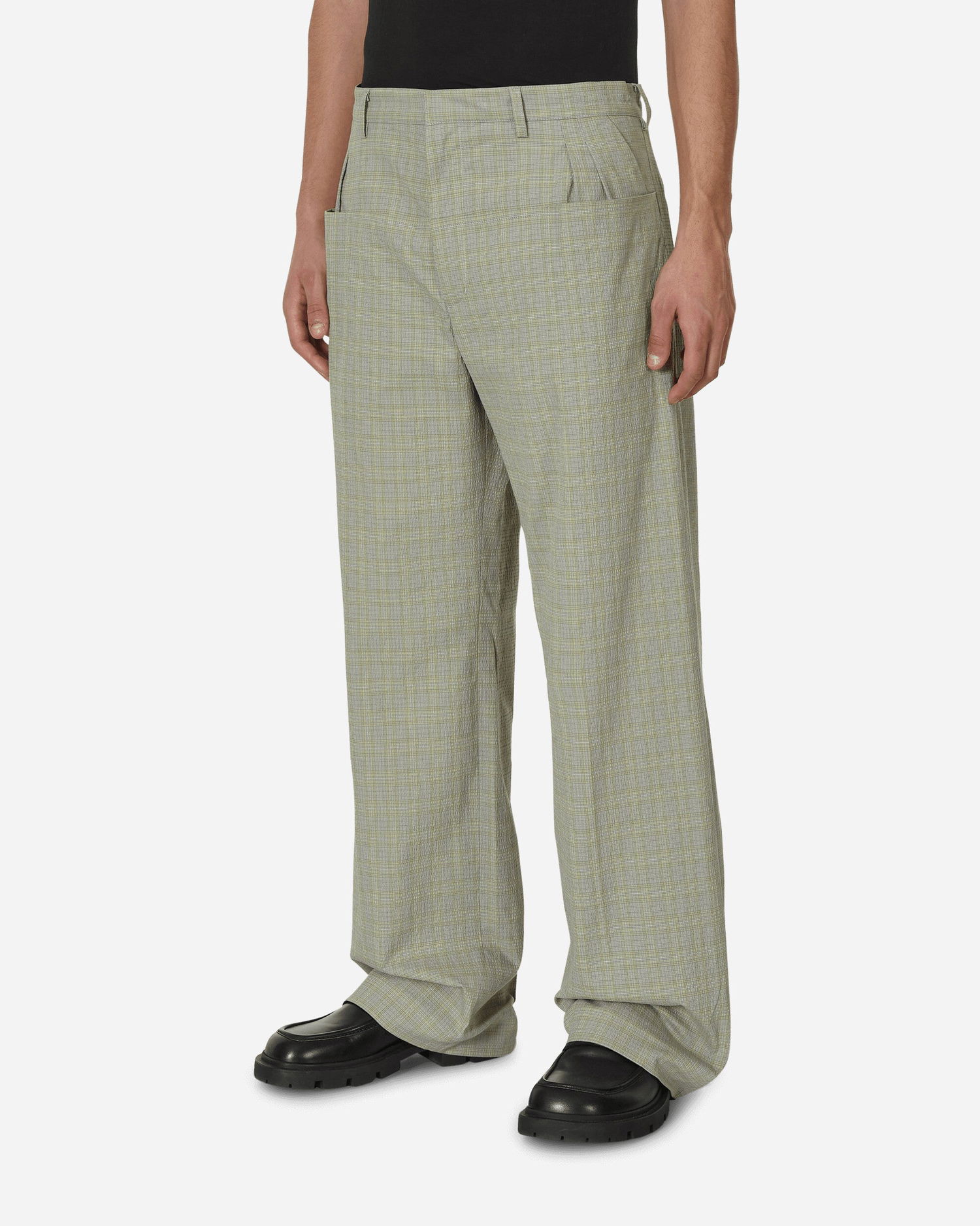 Nohavice KIKO KOSTADINOV Orma Reversible Trousers Zelené | KKSS23T07-24  001, 1