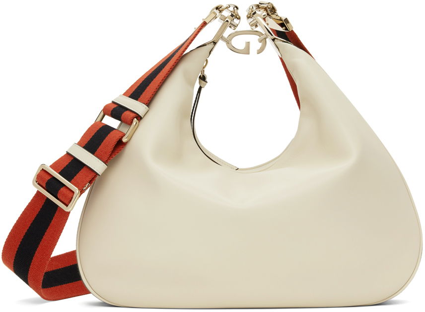 Taška cez rameno Gucci Beige Large Attache Shoulder Béžová | 702823 UXWBG, 0