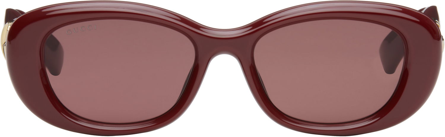 Slnečné okuliare Gucci Gucci GG Oval Sunglasses Vínová | GG1829SK-003, 0
