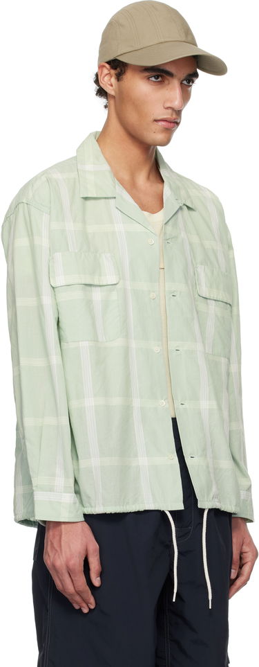 Košeľa NANAMICA nanamica Palaka Check Camp Collar Shirt Modrá | S25SG024U, 4
