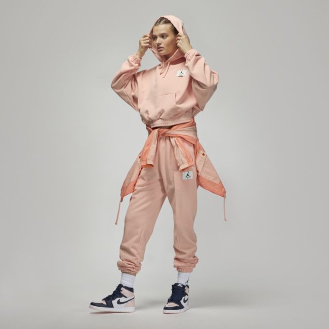 Mikina Jordan Essentials Fleece Hoodie Ružová | DD6998-800, 0