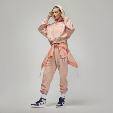 Mikina Jordan Essentials Fleece Hoodie Ružová | DD6998-800, 0