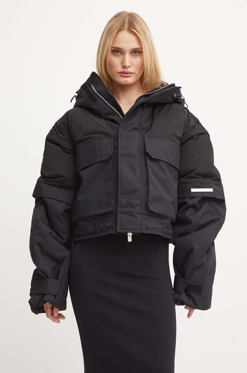 Layered Hooded Puffer Parka