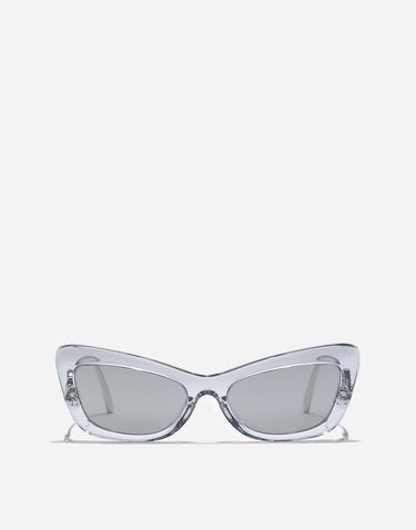 Slnečné okuliare Dolce & Gabbana Dolce & Gabbana DG Crystal Cat-Eye Sunglasses Šedá | VG4467VP16G9V000, 0