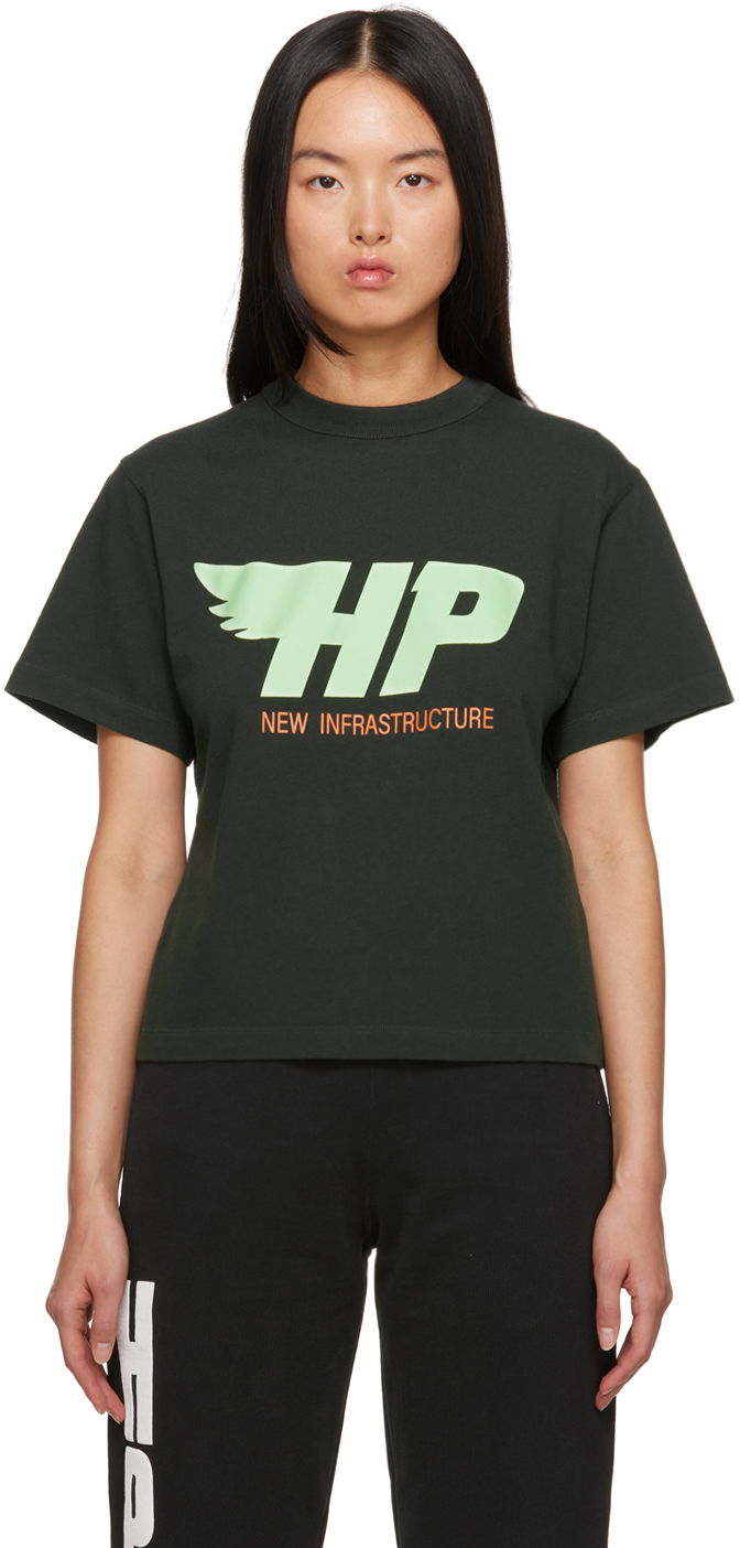 Tričko HERON PRESTON Fly T-Shirt Zelené | HWAA032F23JER0101050, 0