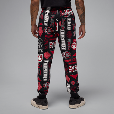 Tepláky Jordan Jordan Essentials Fleece Printed Pants Čierna | HM7257-010, 3