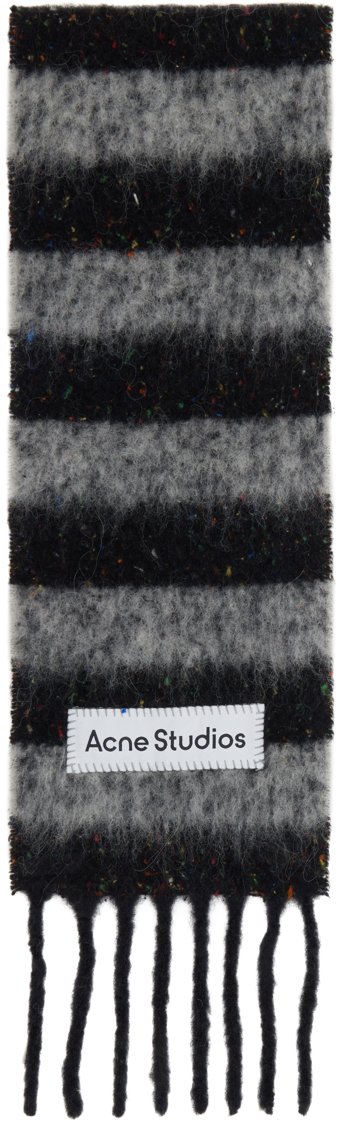 Šál Acne Studios Acne Studios Striped Scarf with Fringed Ends Rôznofarebný | CA0358-, 0