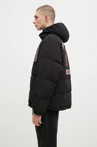Prešívaná bunda BILLIONAIRE BOYS CLUB Black Mascot Puffer Jacket Čierna | B24305, 1