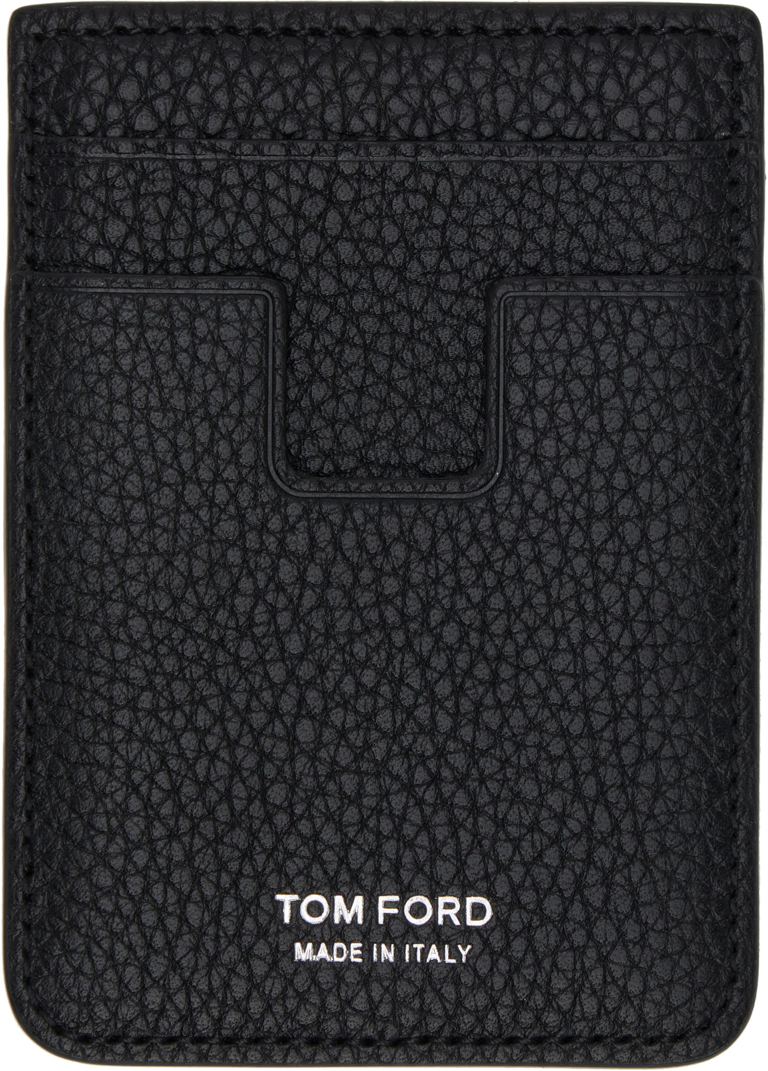 Peňaženka Tom Ford Tom Ford Soft Grain Leather MagSafe Card Holder Čierna | Y0373-LCL158S, 0