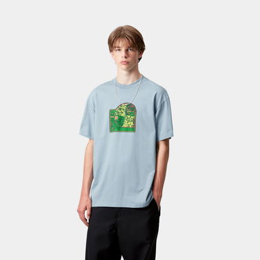 Tričko Carhartt WIP Carhartt WIP Chip Graphic T-Shirt Modrá | I035524_19, 0