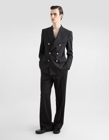 Nohavice Dolce & Gabbana Dolce & Gabbana Double-breasted Martini-fit Wool Suit 58 Čierna | GKPRMTGJ076N0000, 1