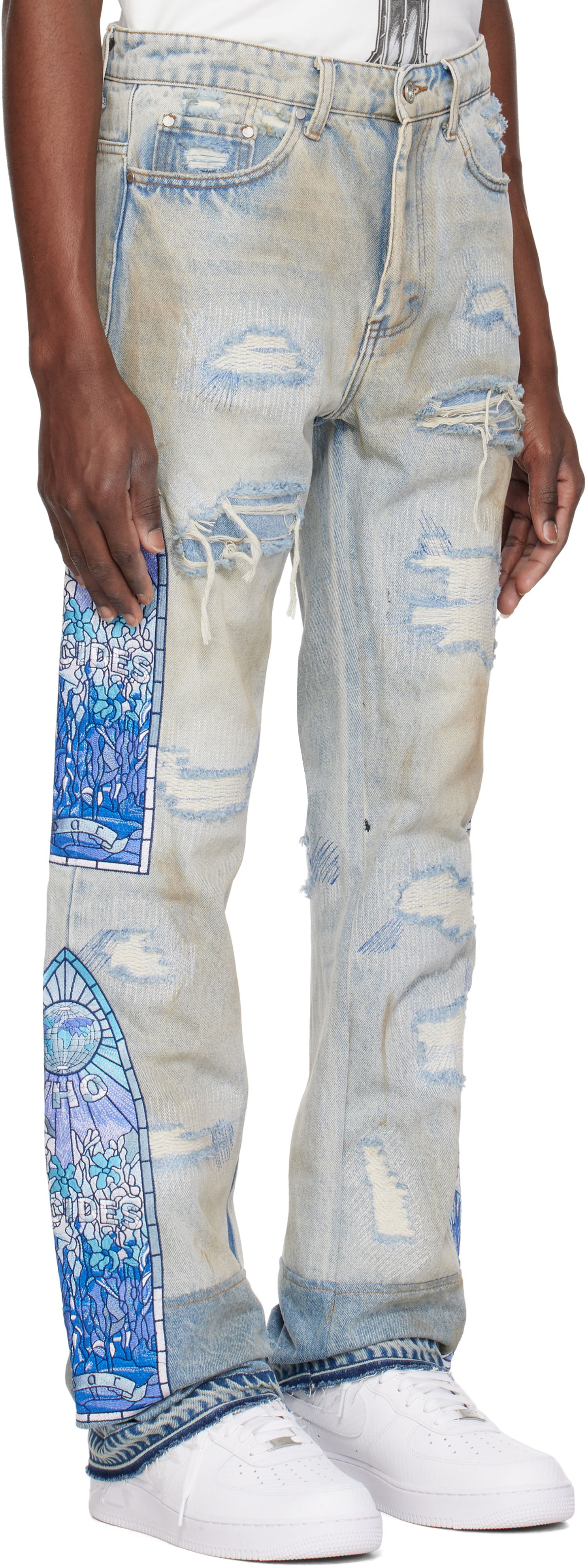 Džínsy Who Decides War Who Decides War Winter Mechanic Jeans Modrá | 1121200008SS25, 1