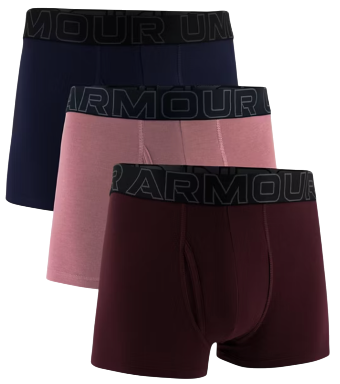 Boxerky Under Armour Under Armour SOLID 3" Boxer Shorts, 3-Pack Rôznofarebný | 1383891-651, 0