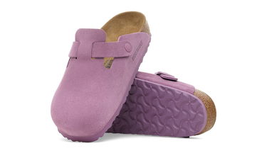 Tenisky a topánky Birkenstock Boston Suede Leather Regular Fit Fialová | B1030626, 3