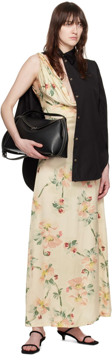 Šaty TOTEME TOTEME Women's Floral Print Twist Maxi Dress Béžová | 243-WRD1924-FB0220, 3