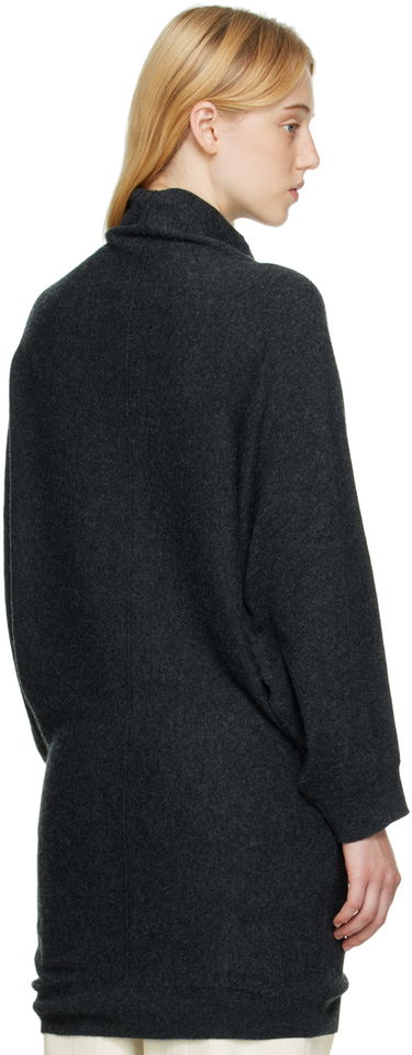 Sveter TOTEME Draped Turtleneck Sweater Šedá | 224-5111-753, 2