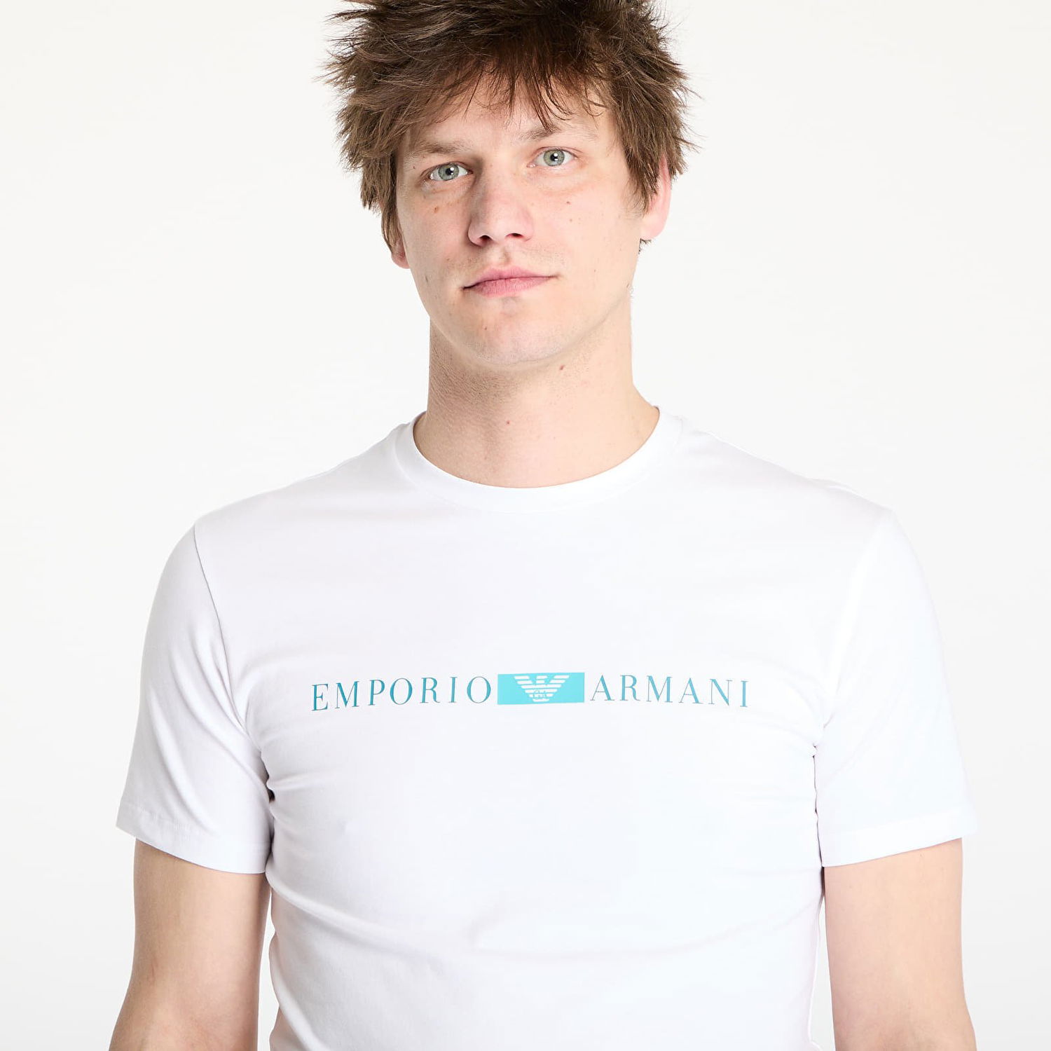 Tričko Emporio Armani EA7 Emporio Armani Short Sleeve Crew Neck T-Shirt Biela | EM000379AF10774U0002, 1
