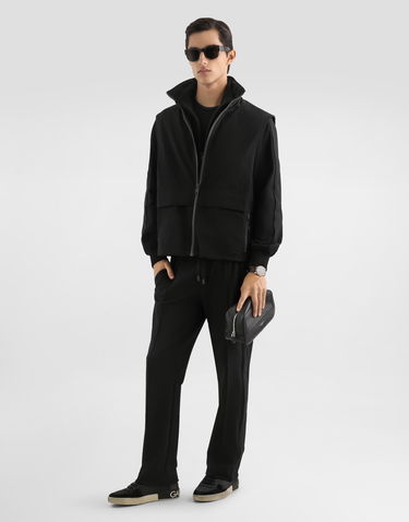 Nohavice Dolce & Gabbana Technical Jersey Drawstring Trousers - Collection Čierna | GP17YTFUGULN0000, 1