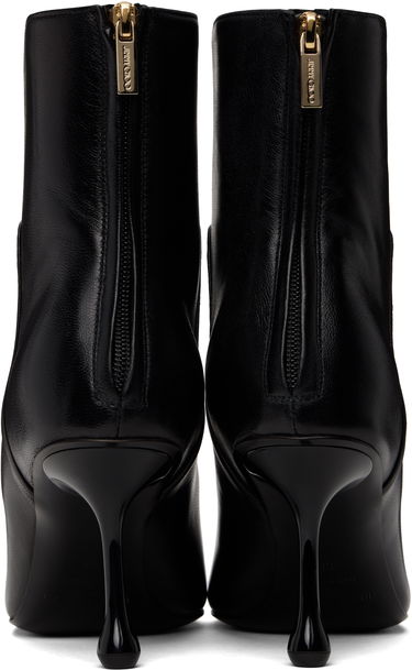 Starostlivosť o obuv Jimmy Choo Jimmy Choo Cycas 80 Leather Ankle Boots Čierna | CYCAS AB 80 NAP, 1