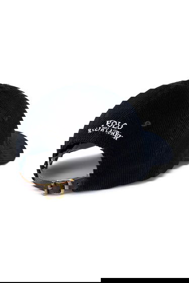 Šiltovka Polo by Ralph Lauren Polo Corduroy Baseball Cap with Embroidered Logo Čierna | 710847175, 1