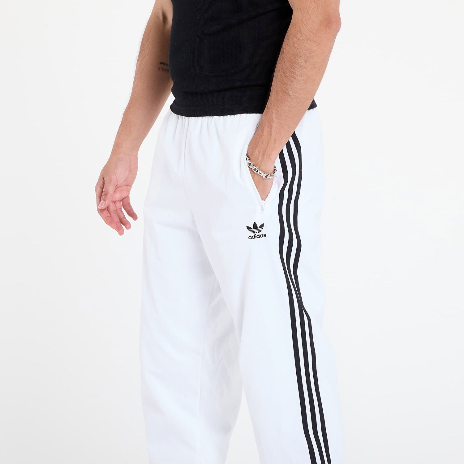 Tepláky adidas Performance Adicolor Woven Firebird Track Pants Biela | JY1334, 1