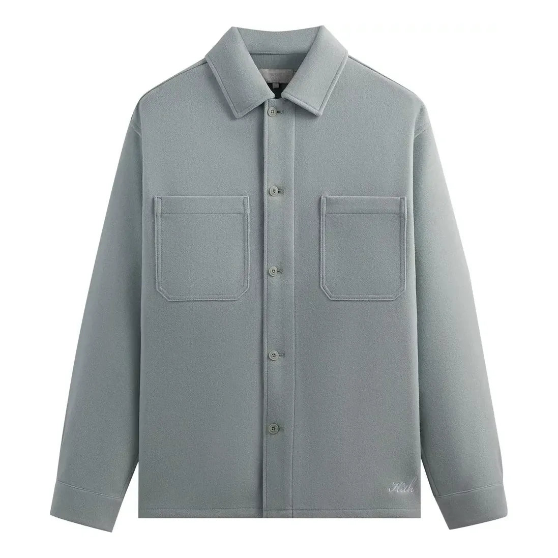 Košeľa KITH KITH Men's Felted Jersey Shirt Modrá | KHM031819-5014, 0