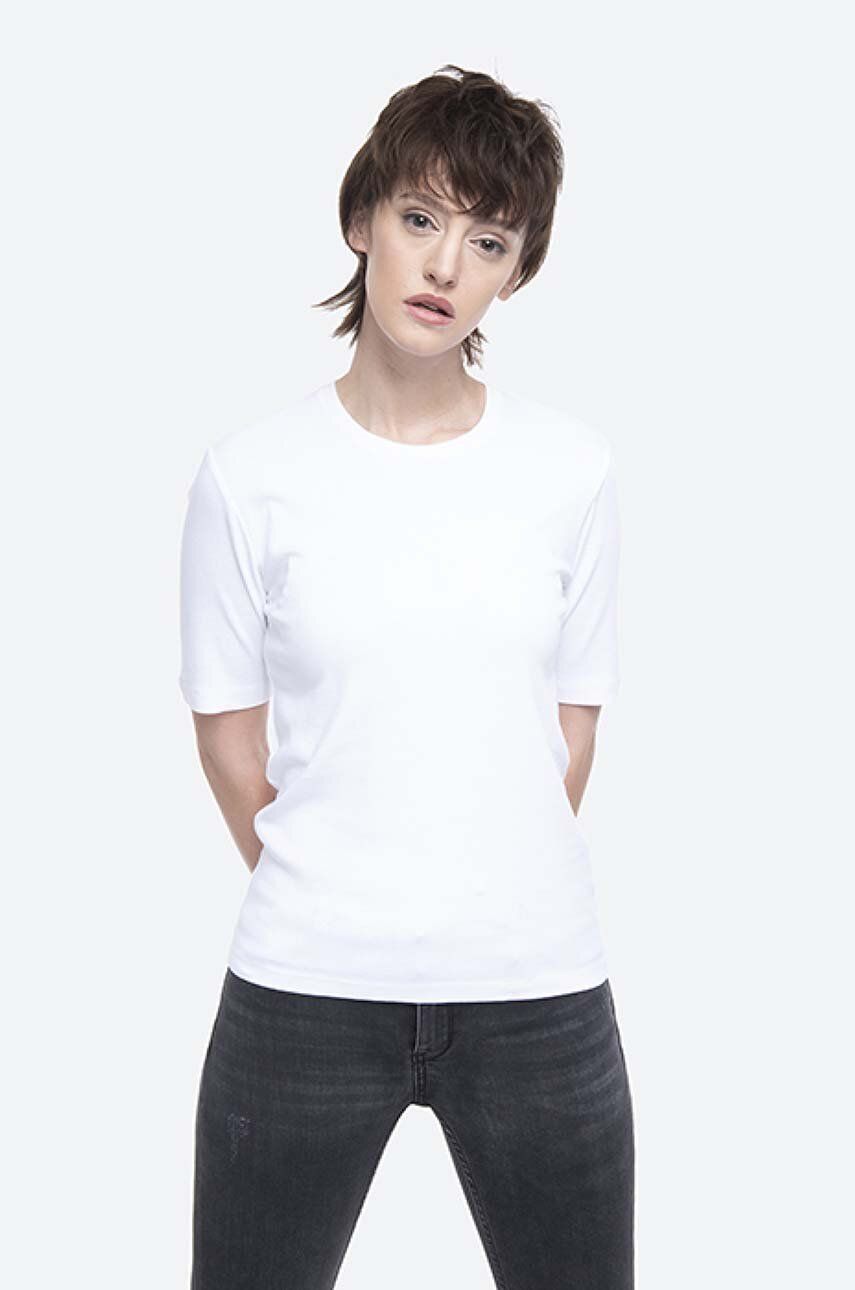 Tričko NORSE PROJECTS T-Shirt Helen High Twist Biela | NW01.0062.001, 0
