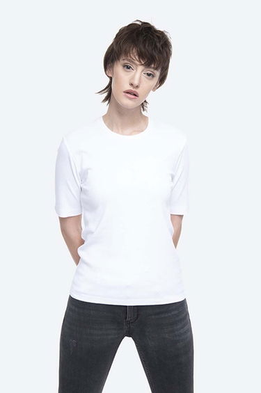 Tričko NORSE PROJECTS T-Shirt Helen High Twist Biela | NW01.0062.001, 0