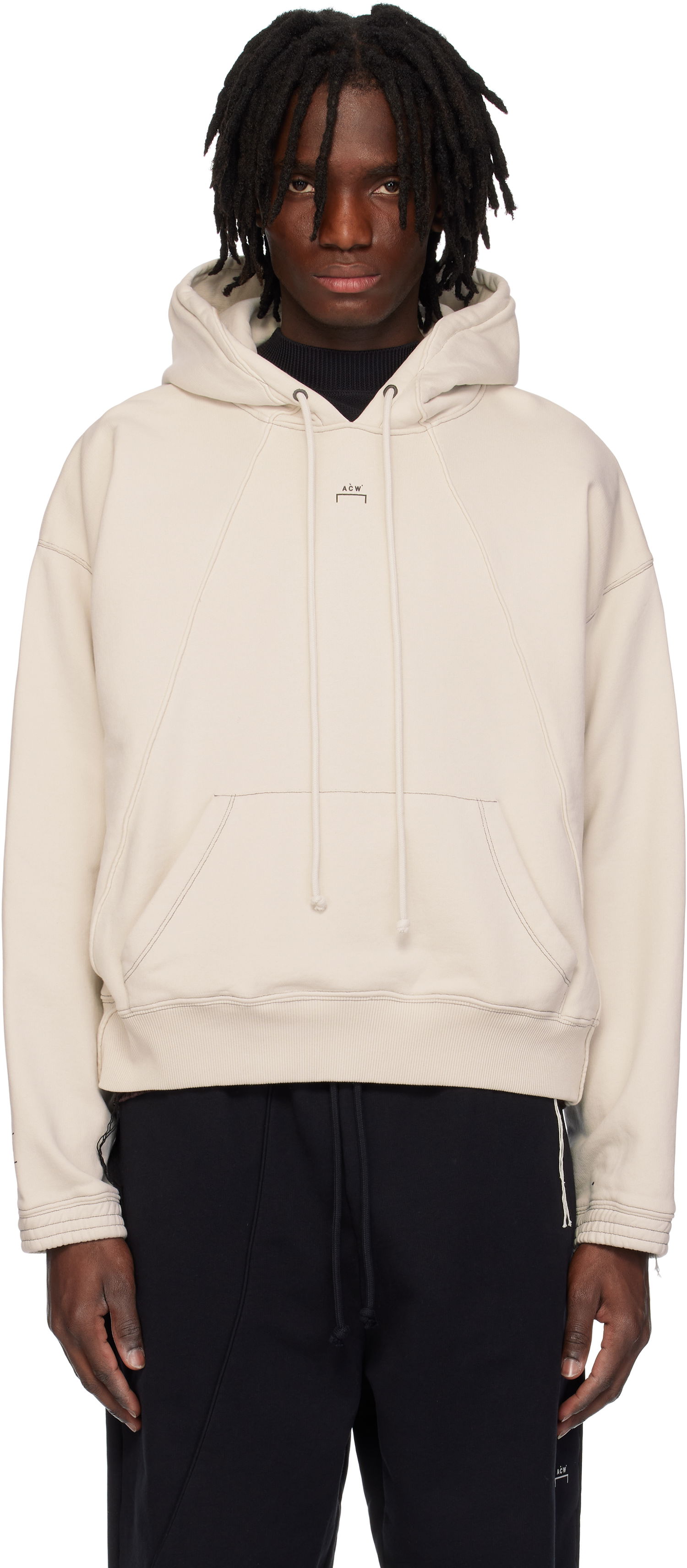 Mikina A-COLD-WALL* A-COLD-WALL* Millbank Hoodie Béžová | ACWMW197, 0