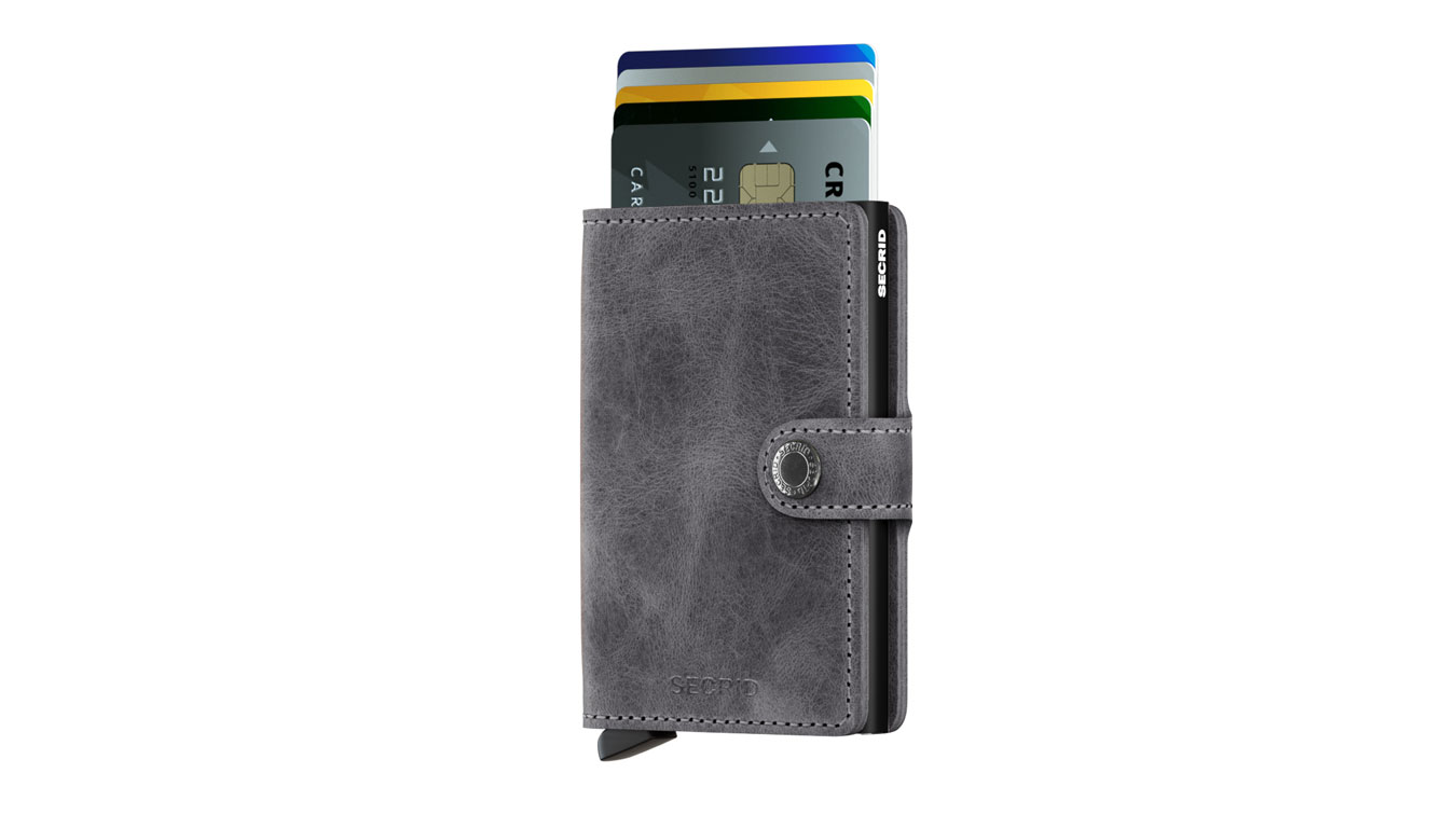 Peňaženka Secrid Miniwallet Vintage Šedá | MV-Grey-Black, 1