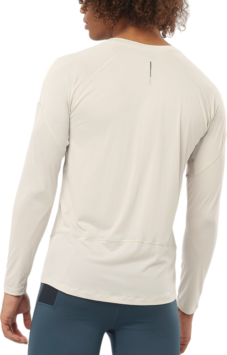 Tričko Salomon CROSS RUN Long Sleeve Tee Béžová | lc2265200, 1