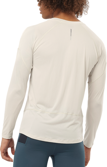 Tričko Salomon CROSS RUN Long Sleeve Tee Béžová | lc2265200, 1