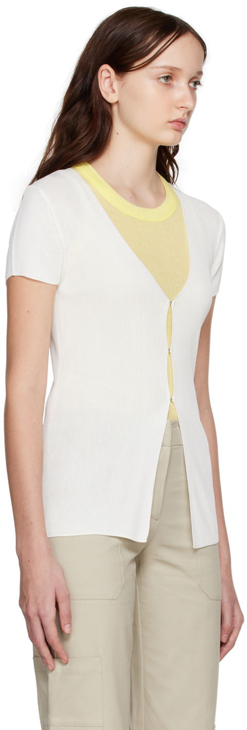 Tričko BEC + BRIDGE BEC + BRIDGE Tilda Knit Top Biela | H22-20908, 1
