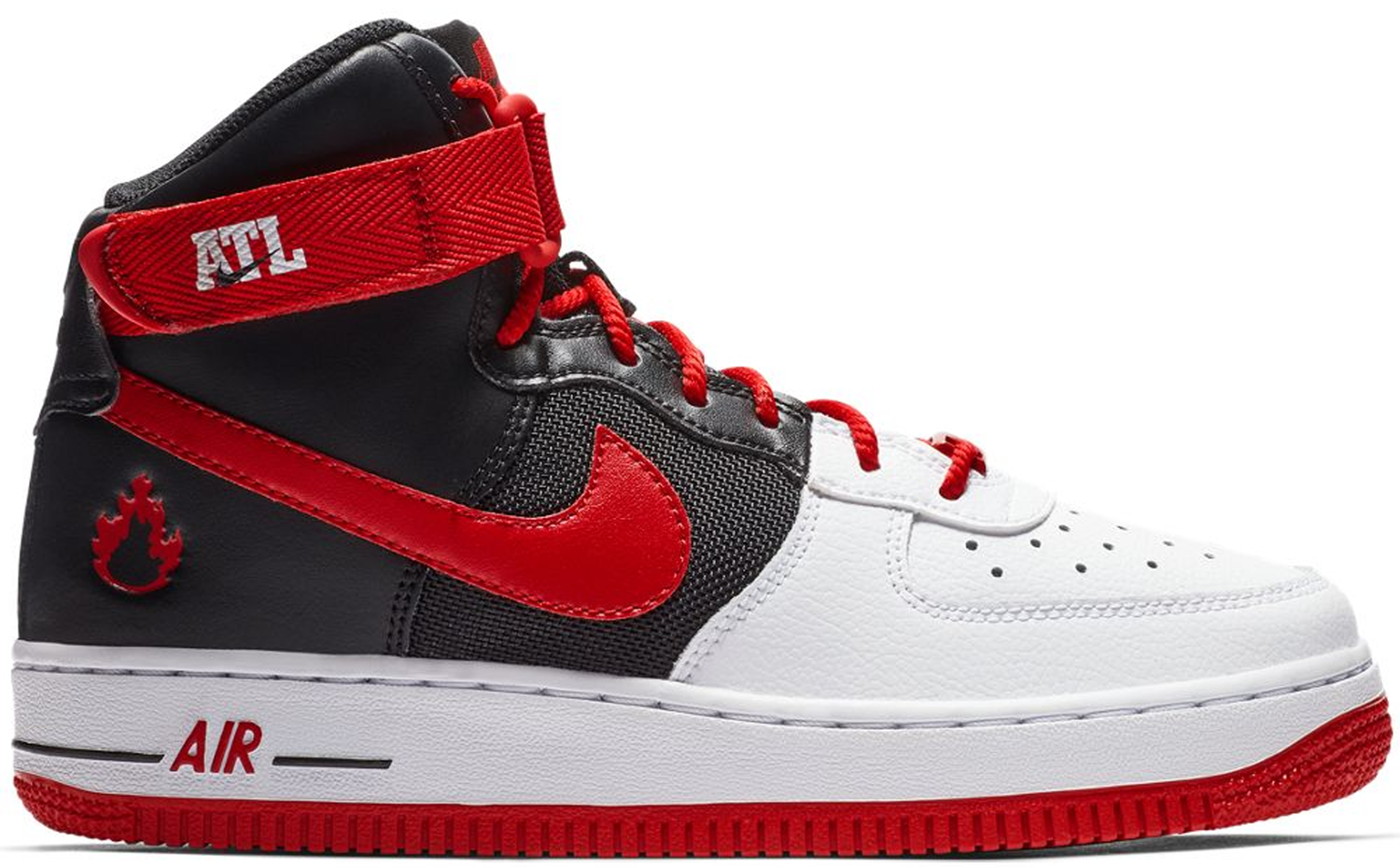 Tenisky a topánky Nike Air Force 1 High Atlanta Away (GS) Červená | BV9206-100, 0