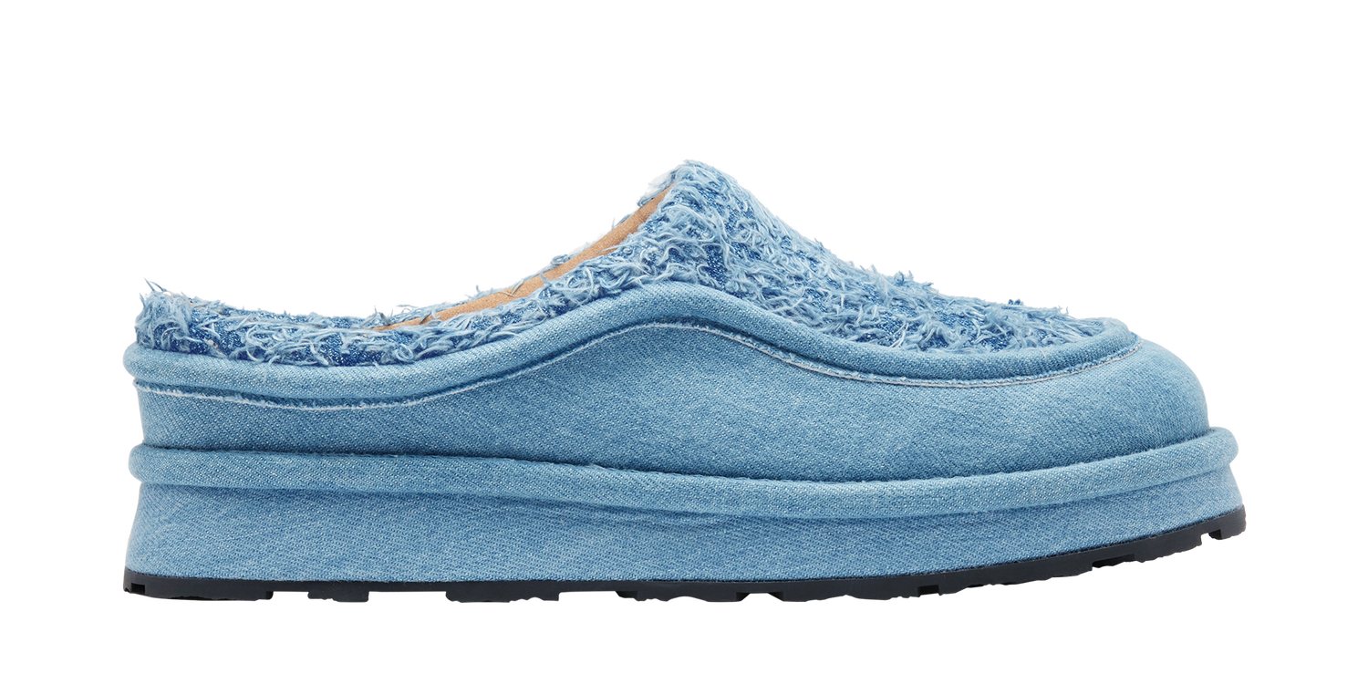 Tenisky a topánky AXEL ARIGATO Pillow Frayed Denim Platform Mule Modrá | F3197001, 1