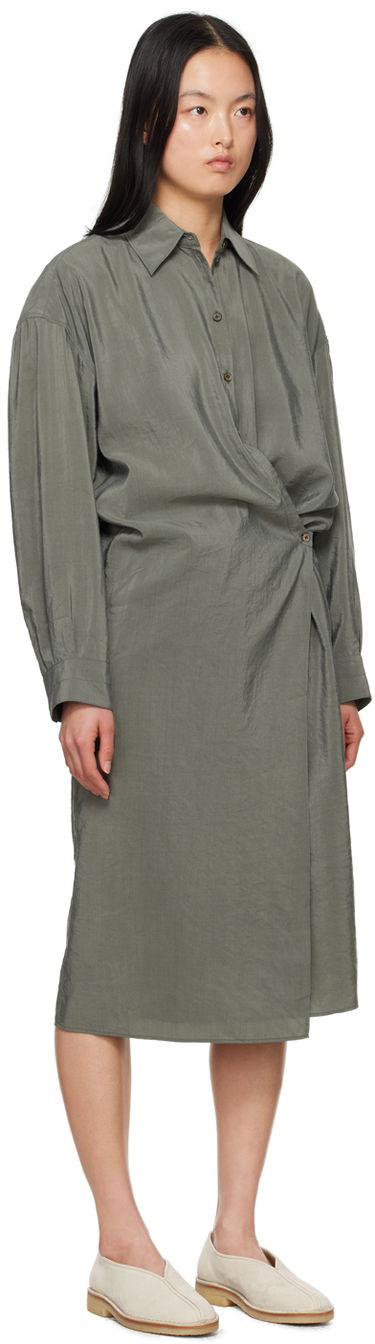 Šaty LEMAIRE Lemaire Twisted Midi Dress Zelené | DR1024 LF208, 1