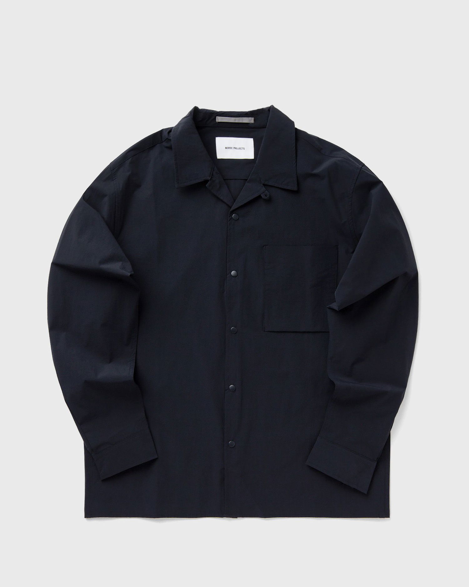 Košeľa NORSE PROJECTS Carsten Travel Light Long Sleeve Shirt Navy | N40-0817-DARK_NAVY, 0
