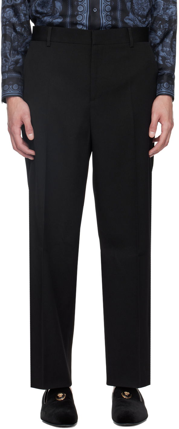 Nohavice Versace Black Formal Trousers Čierna | 1014779_1A10259, 0