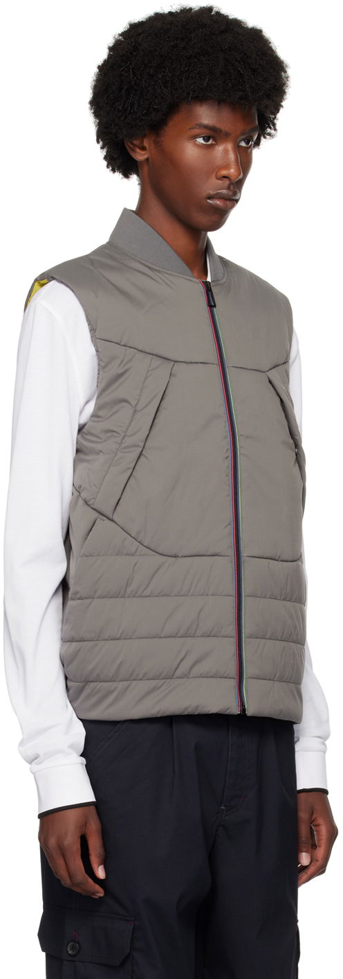 Vesta Paul Smith PS Paul Smith Paneled Vest Šedá | M2R-036Z-N21409-75, 1